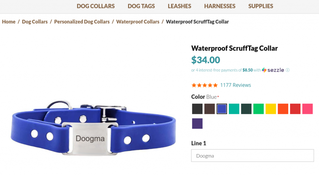 Dog Collar Customization